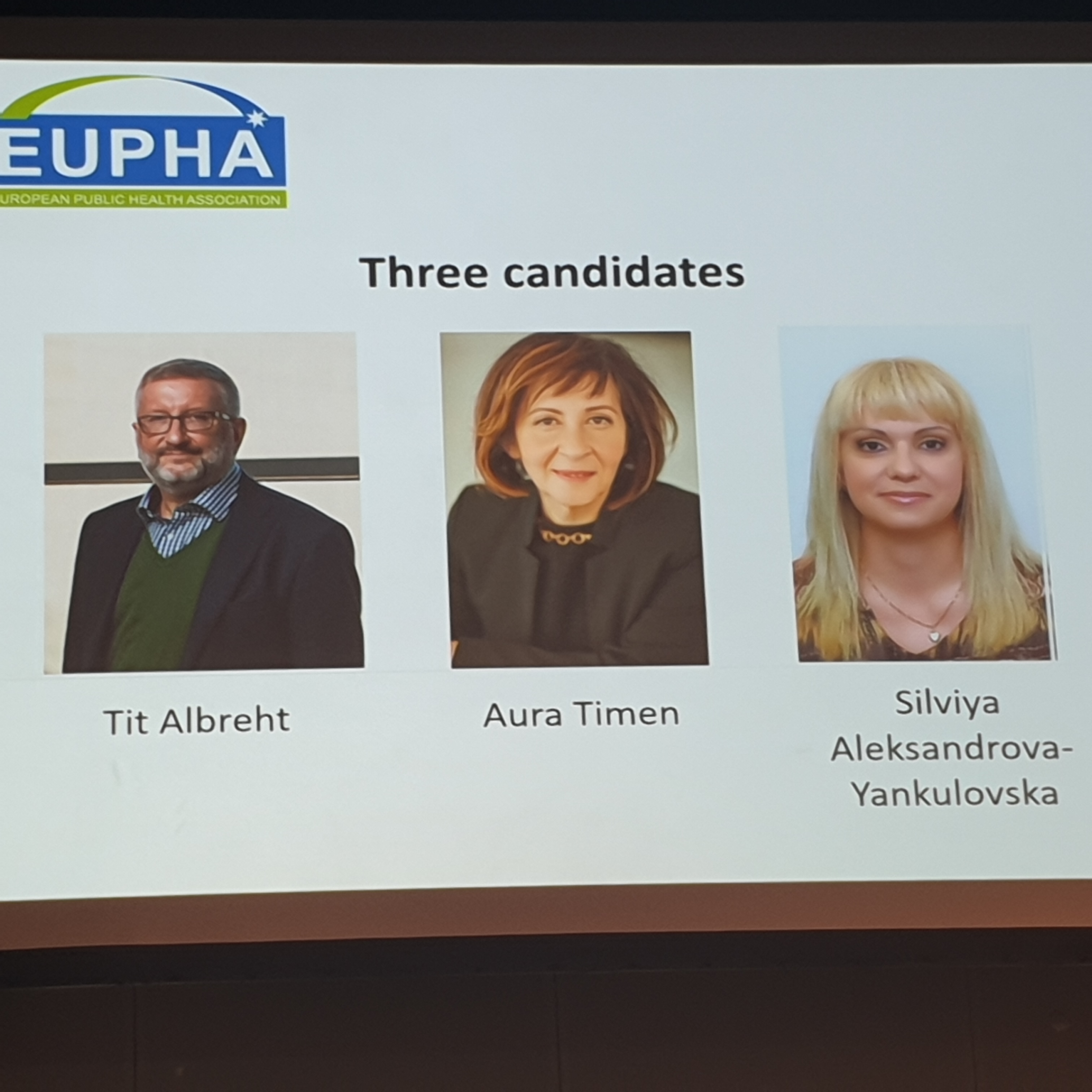 Candidats President Elect EUPHA